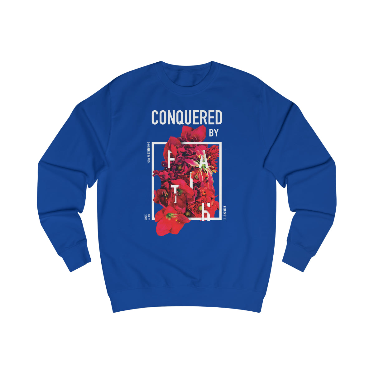 Men's CBF Rose Sweatshirt - Conquered By Faith