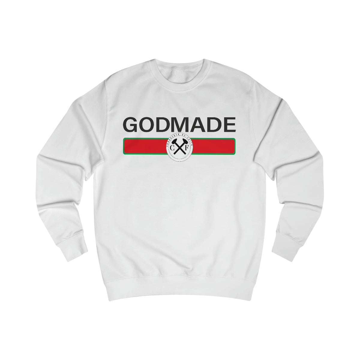 Men's GODMADE Sweatshirt - Conquered By Faith