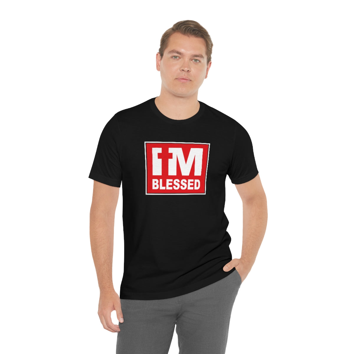 Men's I'm Blessed T-Shirt - Conquered By Faith