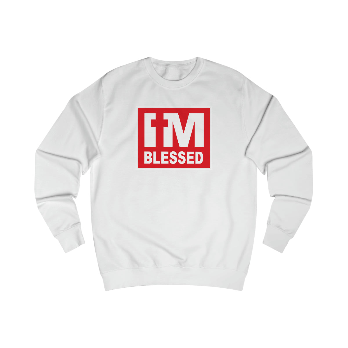 Men's I'm Blessed Sweatshirt - Conquered By Faith