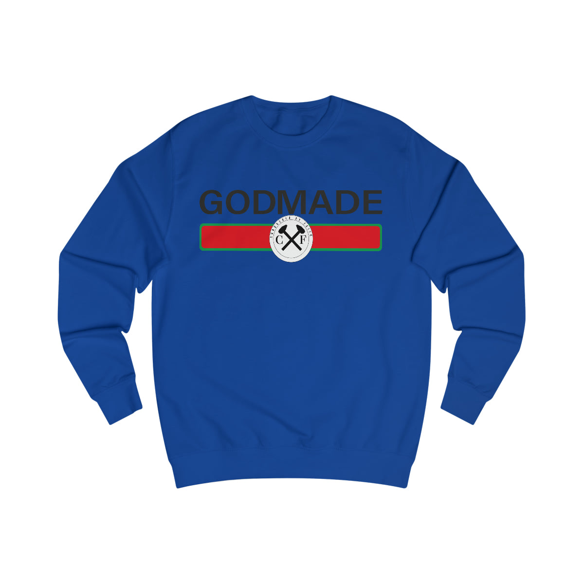 Men's GODMADE Sweatshirt - Conquered By Faith