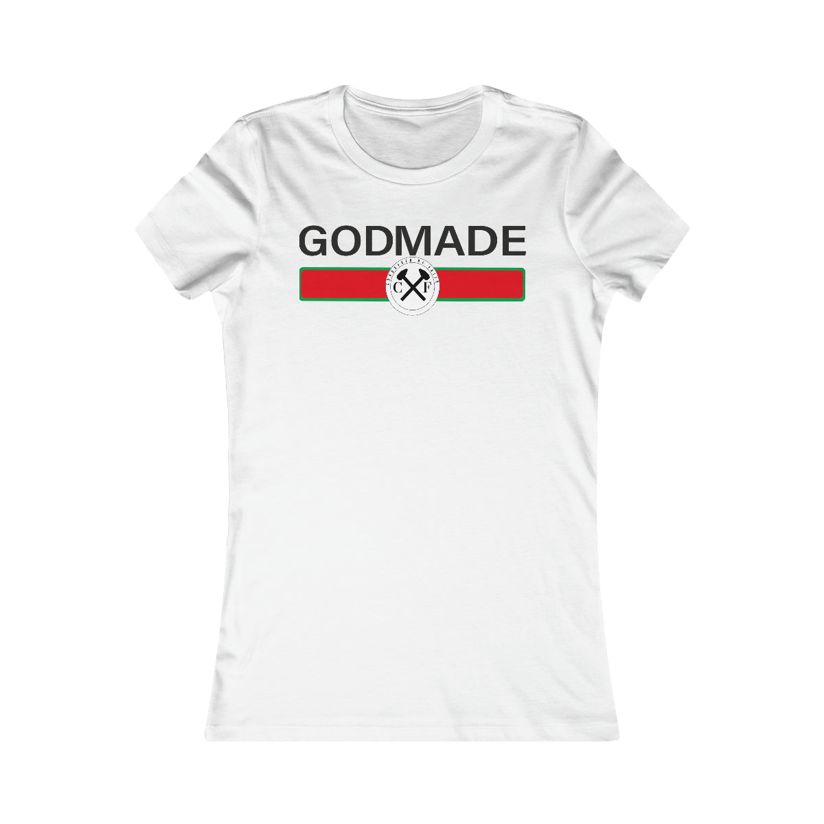 Women's GODMADE Tee - Conquered By Faith