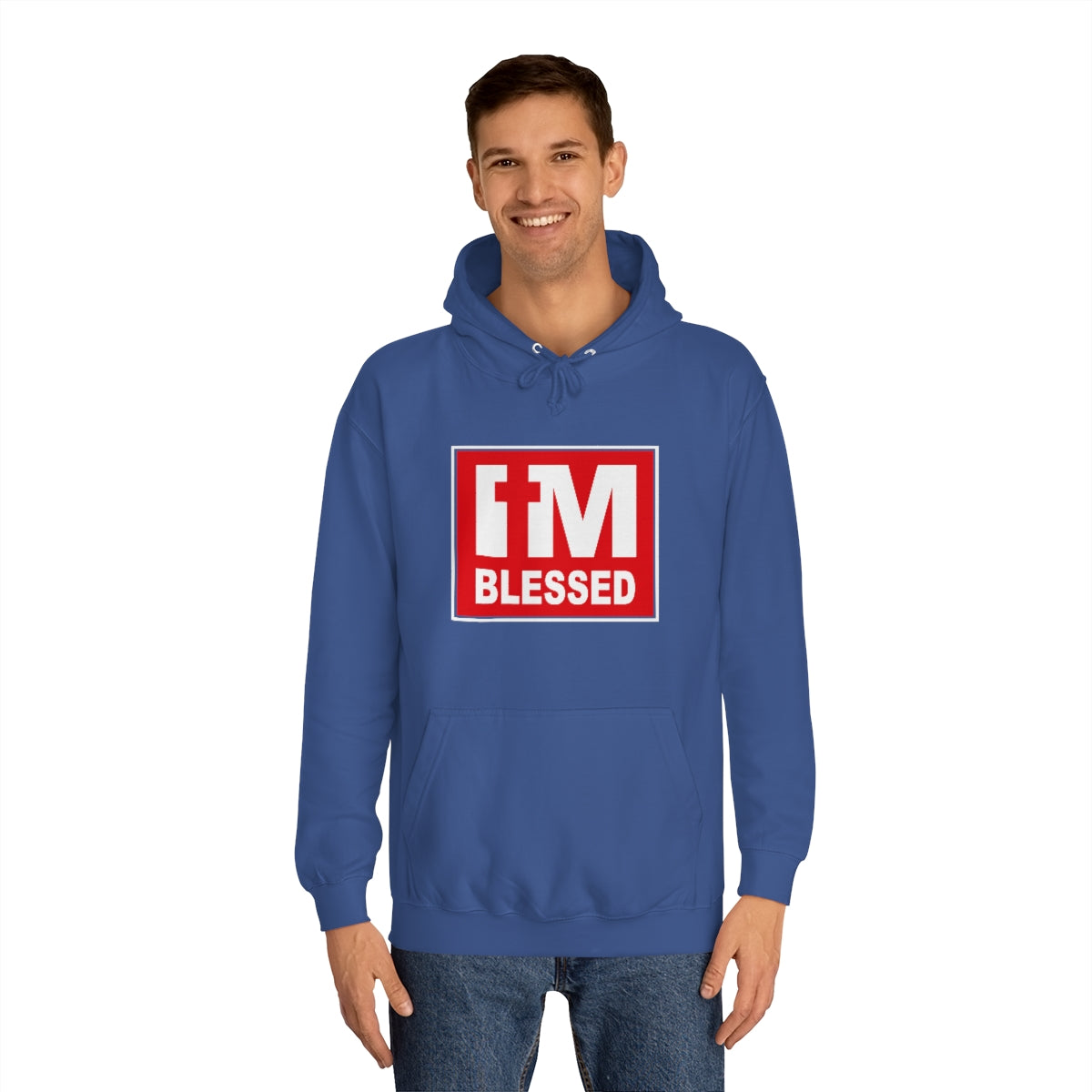 Men's I'm Blessed Hoodie - Conquered By Faith