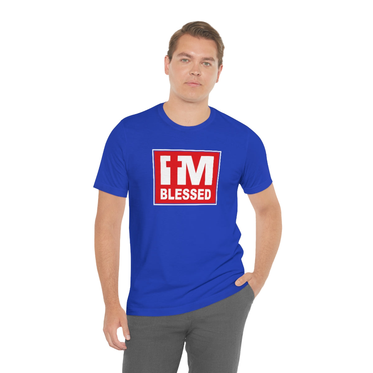 Men's I'm Blessed T-Shirt - Conquered By Faith