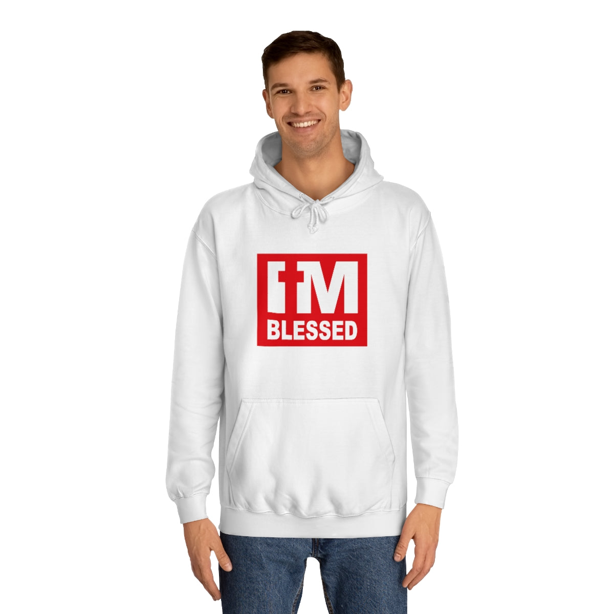 Men's I'm Blessed Hoodie - Conquered By Faith