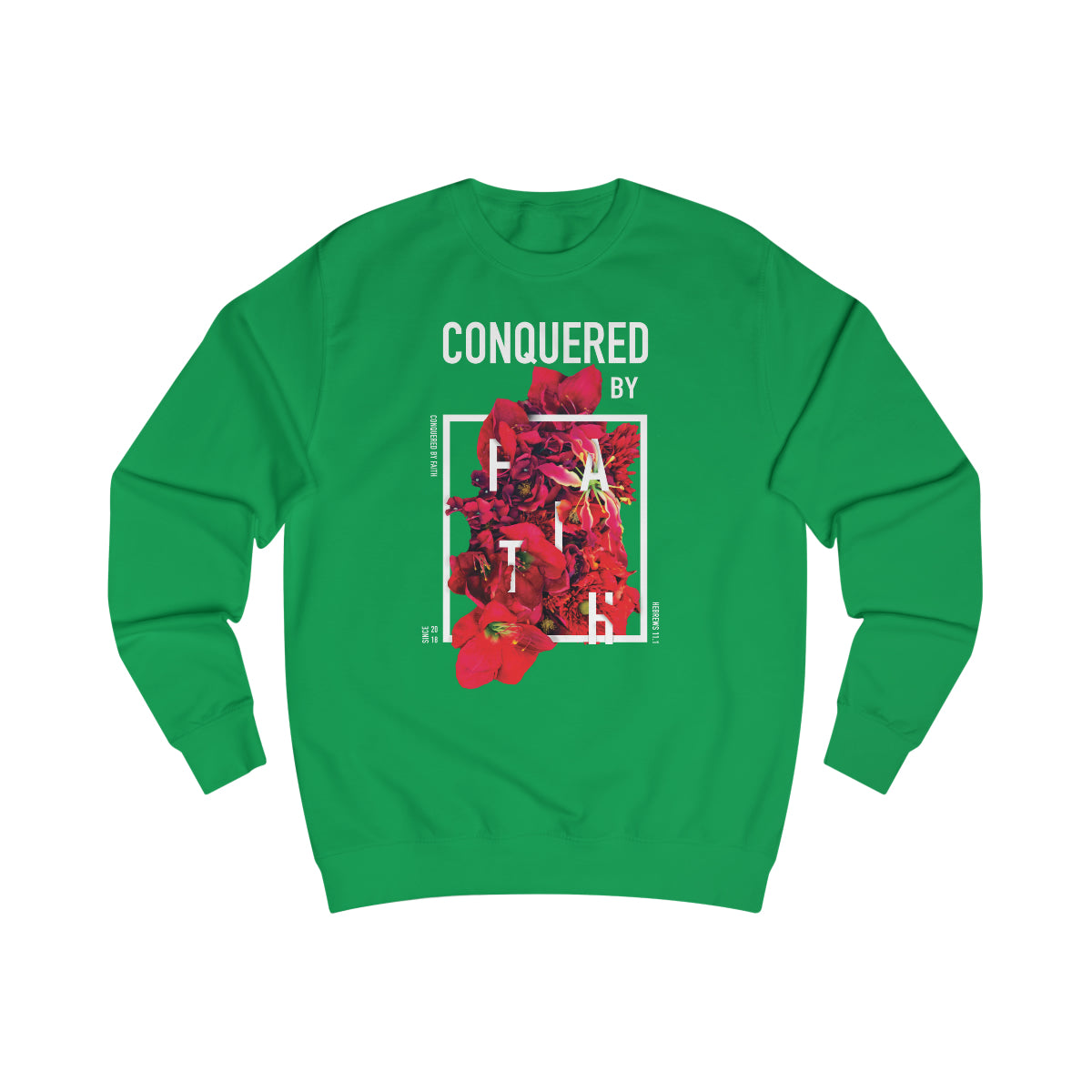 Men's CBF Rose Sweatshirt - Conquered By Faith