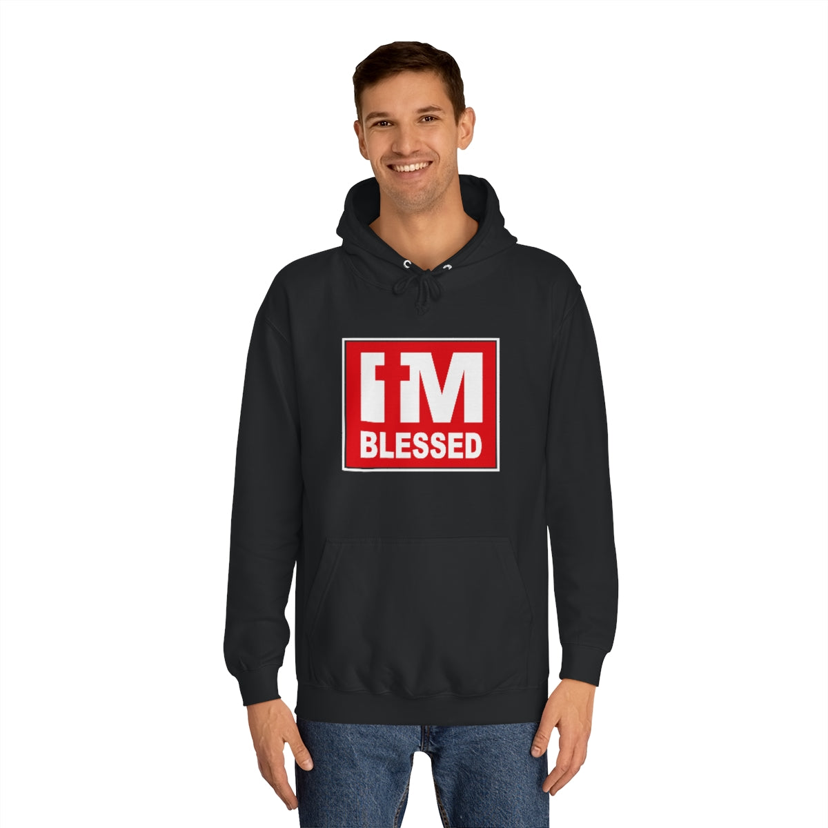 Men's I'm Blessed Hoodie - Conquered By Faith