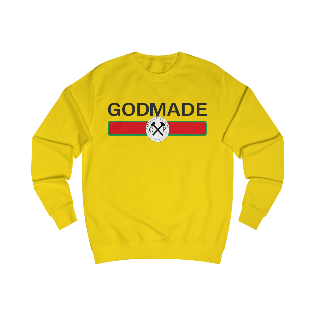 Men's GODMADE Sweatshirt - Conquered By Faith