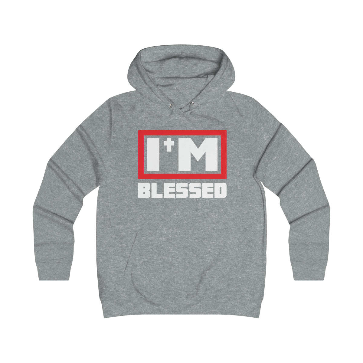 Women's I'M Blessed College Hoodie - Conquered By Faith