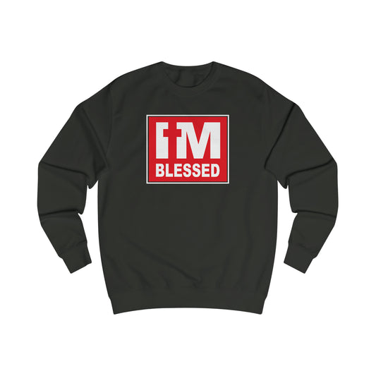 Men's I'm Blessed Sweatshirt - Conquered By Faith